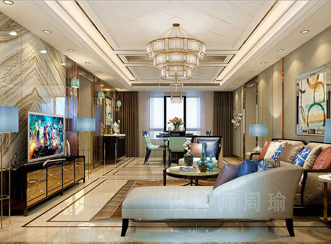 看美女干逼的网站世纪江尚三室两厅168平装修设计效果欣赏